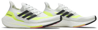 Adidas Ultraboost 21 ‘White/Solar Yellow’