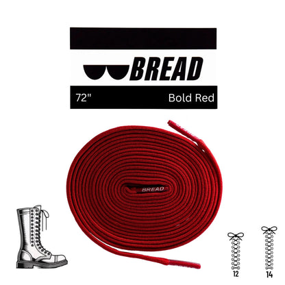BREAD Laces 'Bold Red'