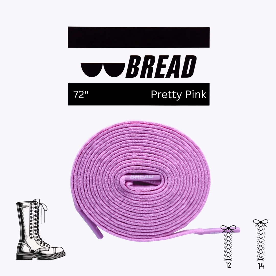BREAD Laces 'Pretty Pink'