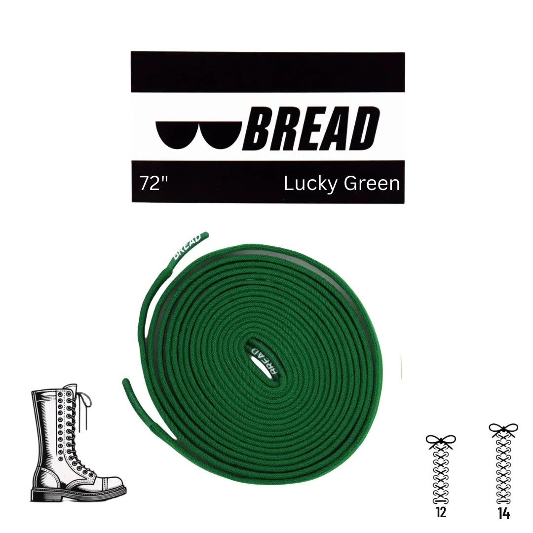 BREAD Laces 'Lucky Green'