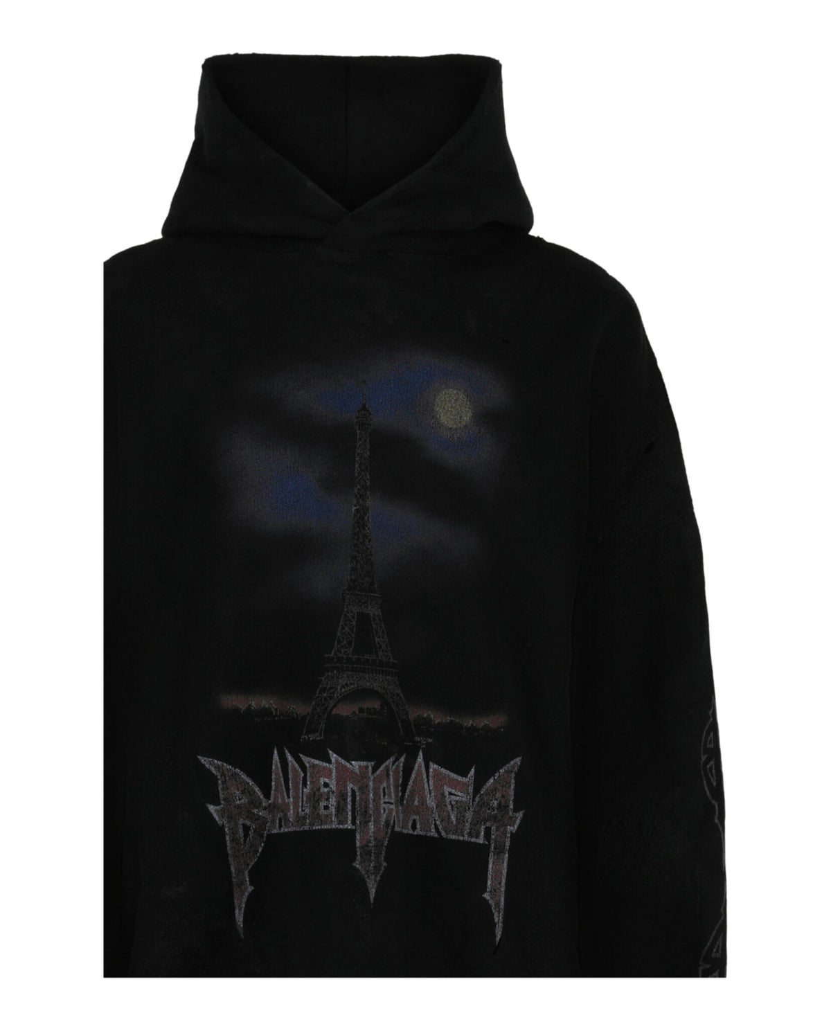 Balenciaga Paris Moon Fleece Hoodie