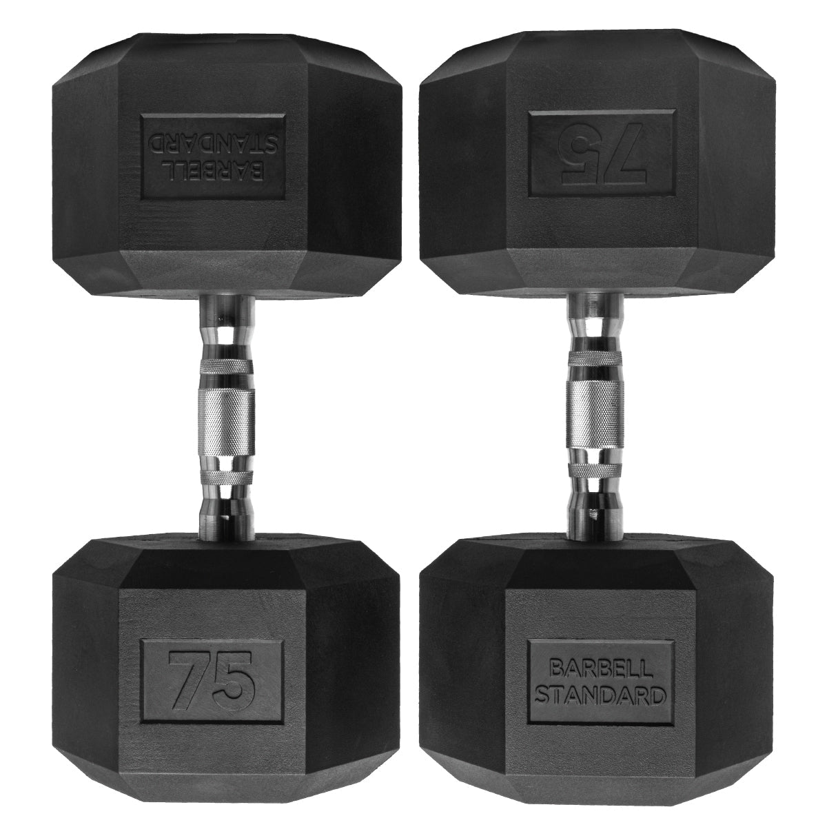 Barbell Standard - Rubber Hex Dumbbells - Mann