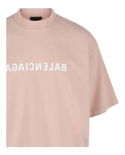 Balenciaga Mirrored Graphic Logo T-Shirt
