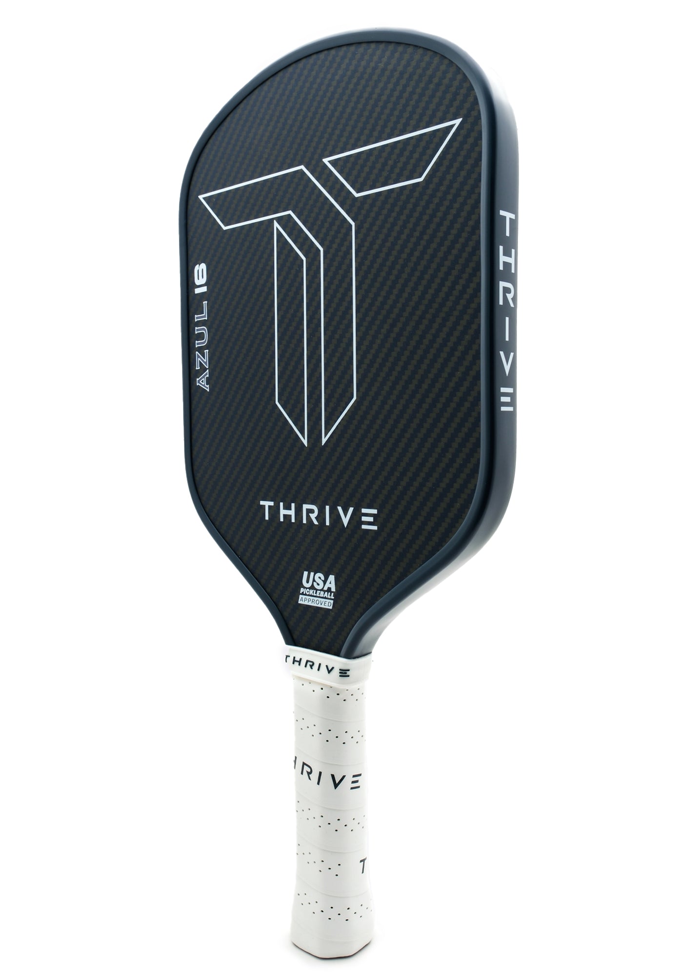 Thrive Pickleball AZUL 16mm (POWER SERIES) Includes Lead Weights, Key Chain, and Weight Card. Recommended Swing Weight (116-117). - Mann