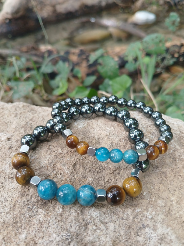 iReliev I AM - Leather Monogram Training Duffel Bag, Black