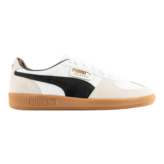 Size 10.5M Puma Palermo Leather Unisex Sneakers Puma White/Vapor Gray/Gum
