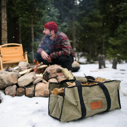 WDO Rectangle Canvas Firewood Log Carriers