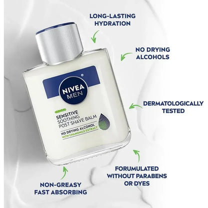 Nivea Men Sensitive Soothing Post Shave Balm, 3.3 fl oz