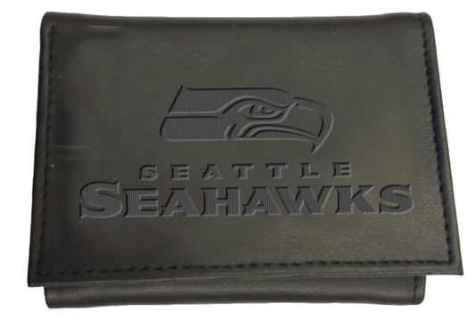 Seattle Seahawks - Black Hybrid Trifold Wallet