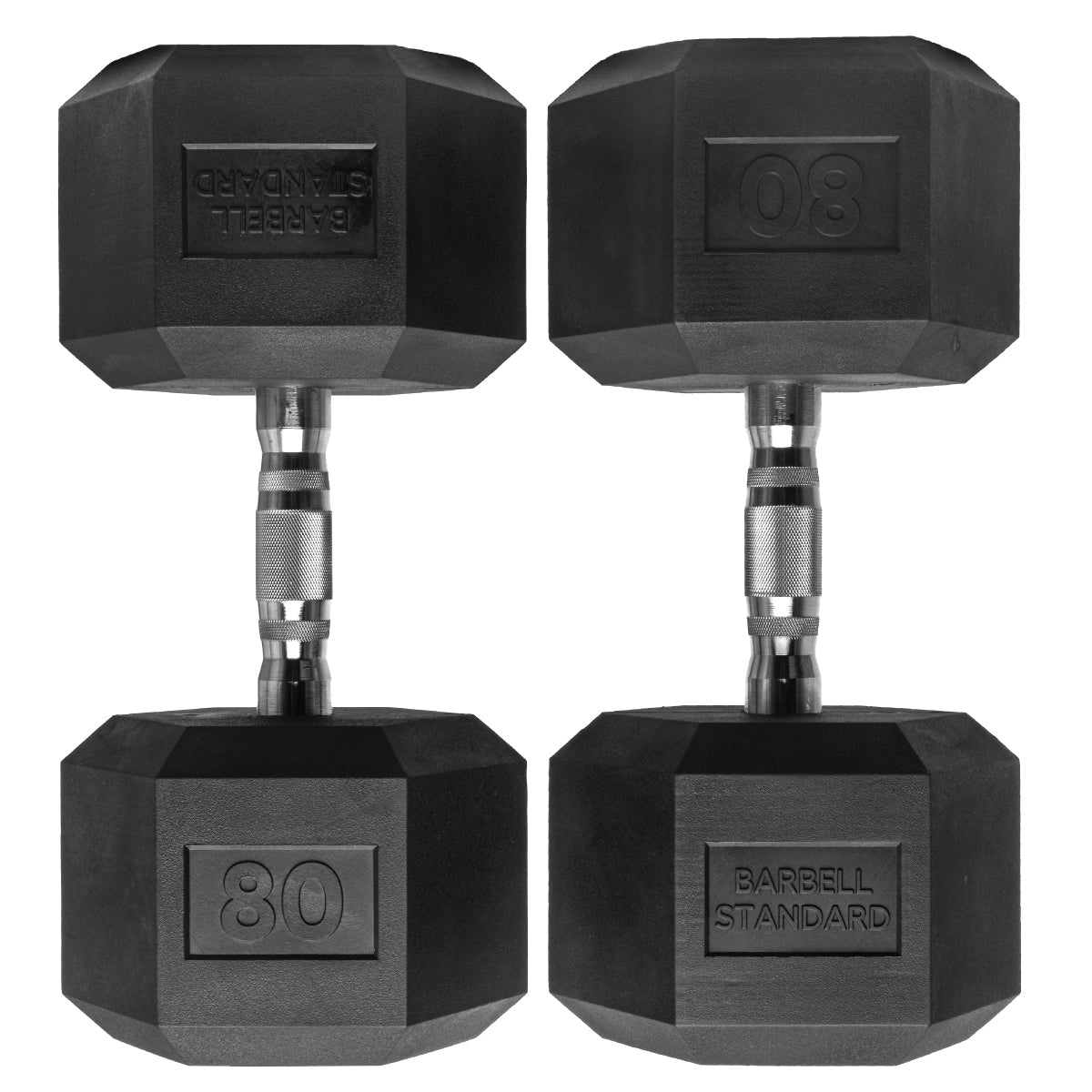 Barbell Standard - Rubber Hex Dumbbells - Mann