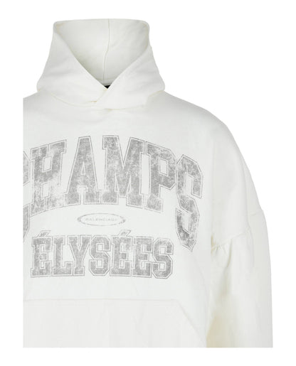 Balenciaga Champs-Élysées Logo Pullover Hoodie