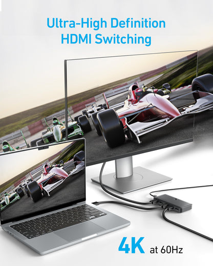 Anker HDMI Switch (4 in 1 Out, 4K HDMI) - Mann