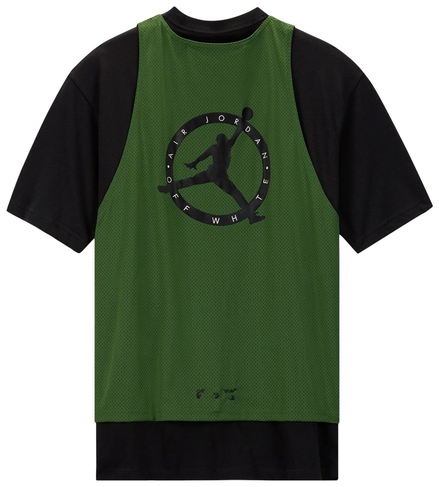 Off-White x Jordan Short-Sleeve Top 'Forest Green'