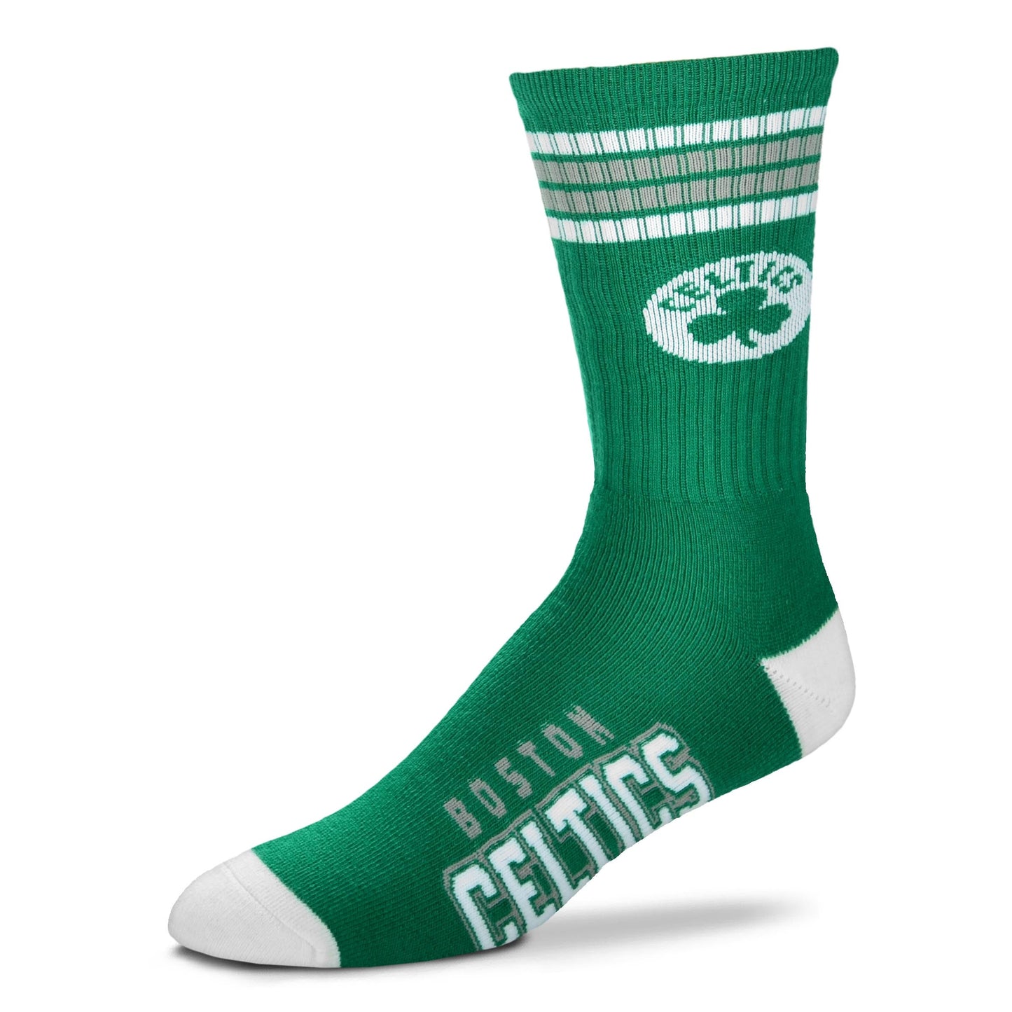 Boston Celtics - 4 Stripe Deuce Socks - Mann