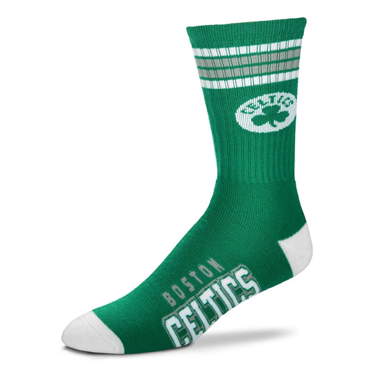 Boston Celtics - 4 Stripe Deuce Socks - Mann
