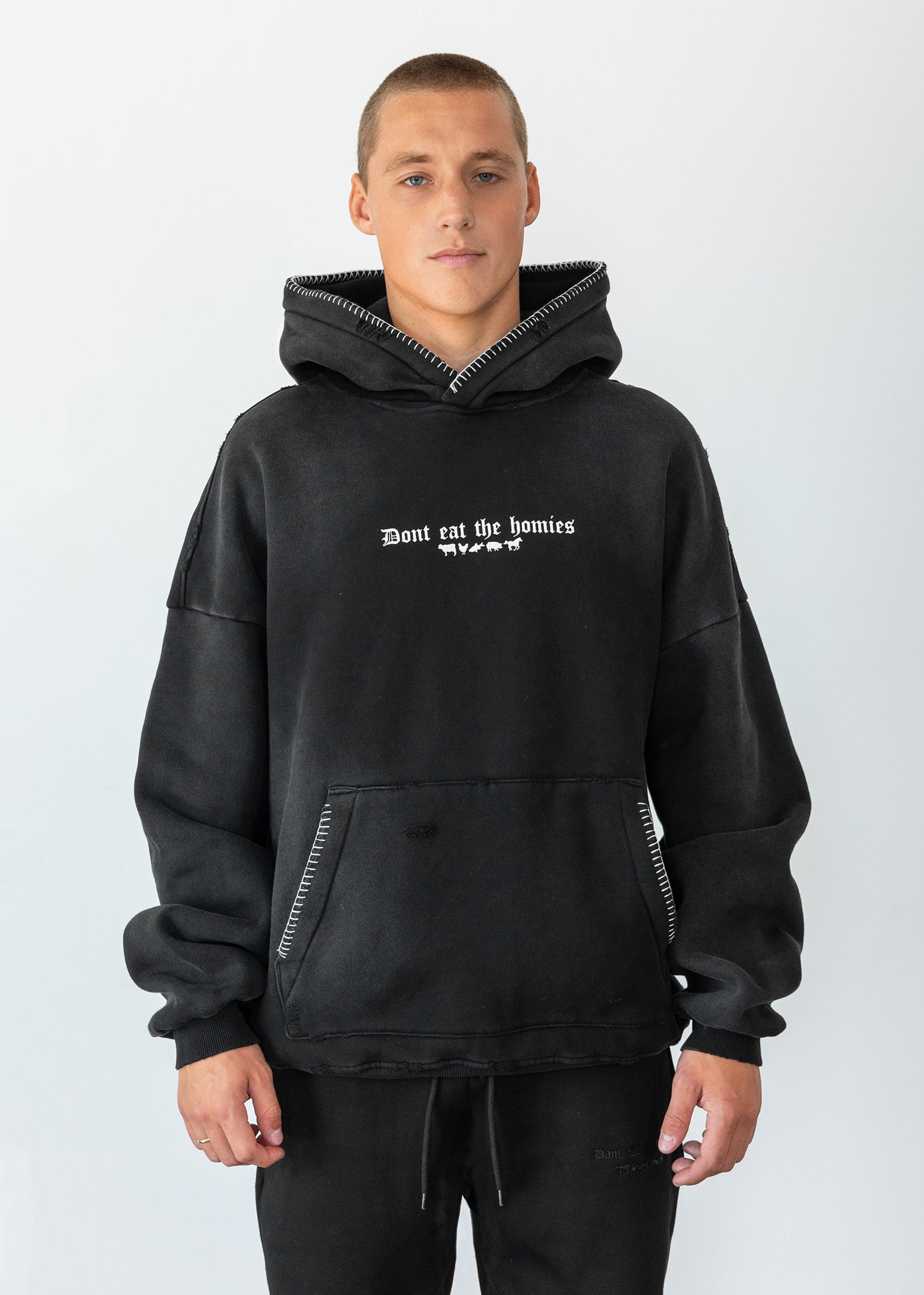DETH Distressed Limited OG Hoodie - Mann