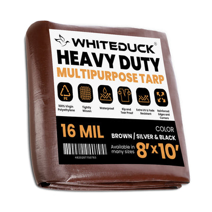 WDO Super Heavy Duty Poly Tarp Cover Thick 16 Mil, 8 oz