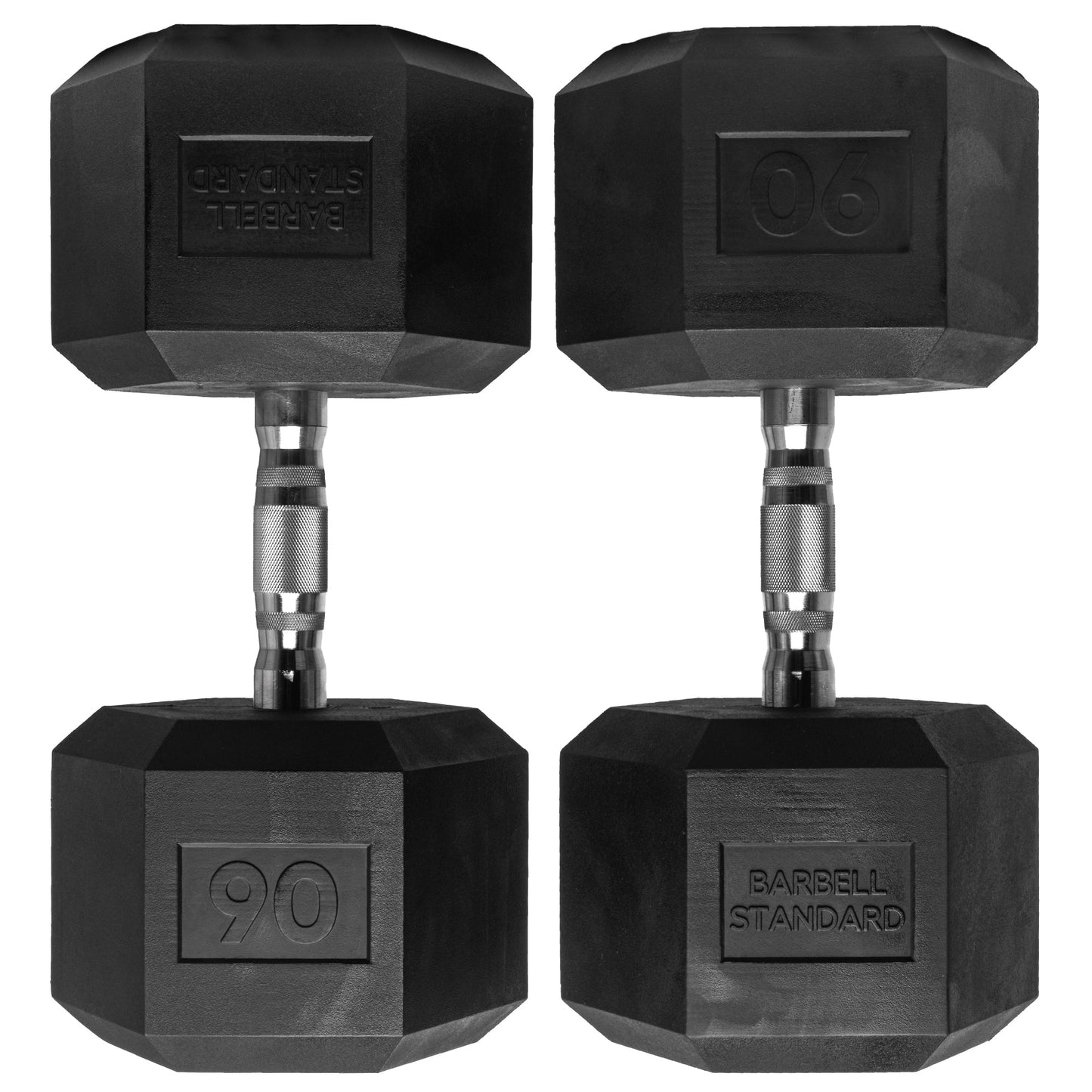 Barbell Standard - Rubber Hex Dumbbells - Mann