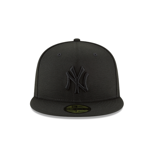 New York Yankees - 59Fifty Blackout Basic Men's Hat, New Era - Mann