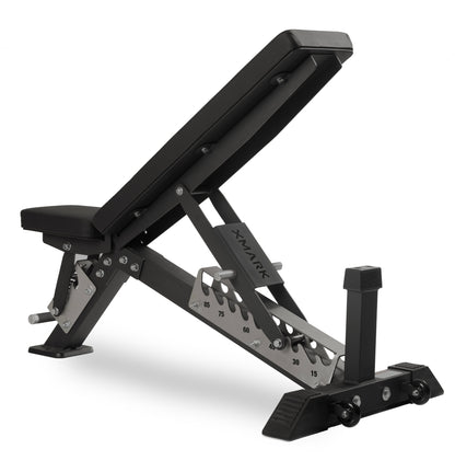 XMARK Black Hawk Commercial Adjustable Weight Bench (Pre-assembled)
