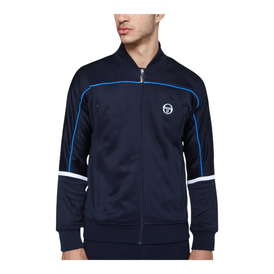 Size S Sergio Tacchini Amiscora Archivio Men Track Jacket Night Sky/Palace Blue/White