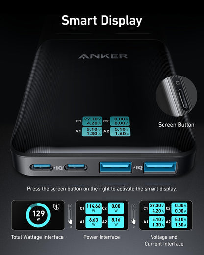 Anker Prime 6-in-1 Charging Station (140W) - Mann