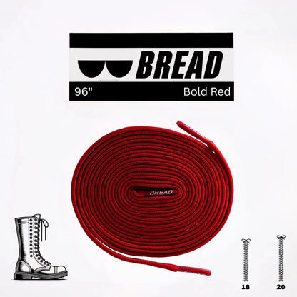BREAD Laces 'Bold Red'