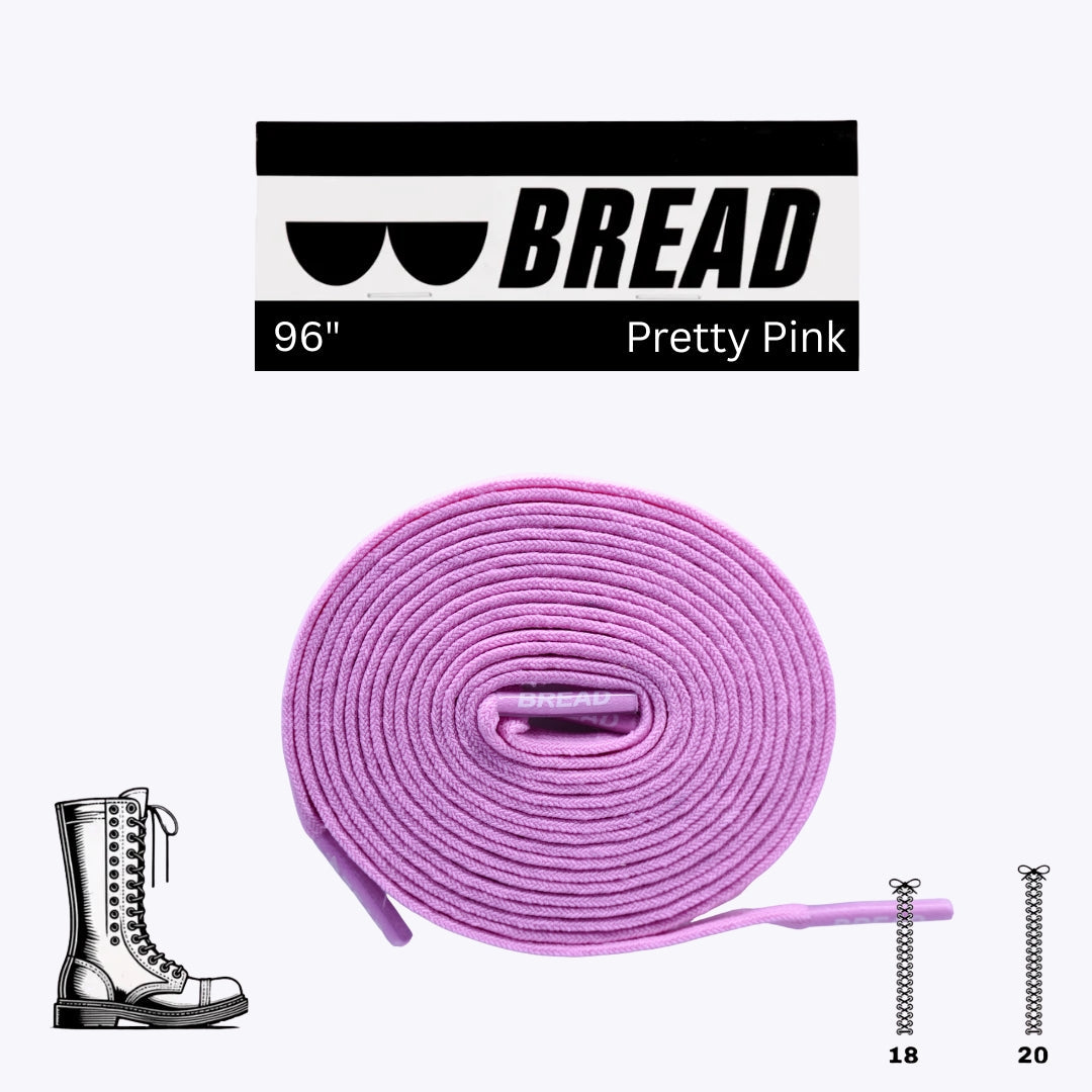 BREAD Laces 'Pretty Pink'