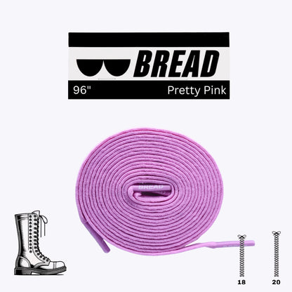BREAD Laces 'Pretty Pink'