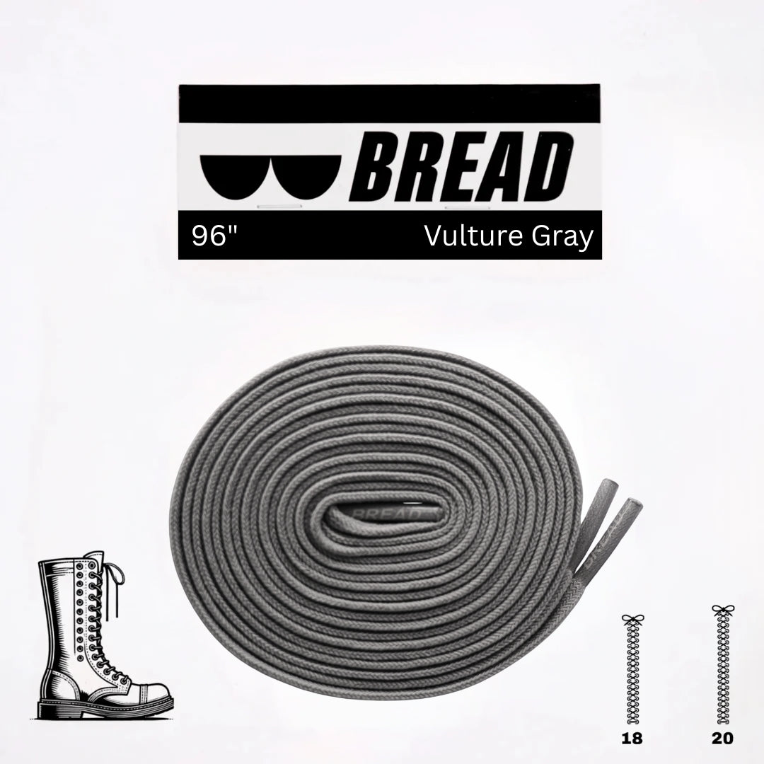 BREAD Laces 'Vulture Gray'