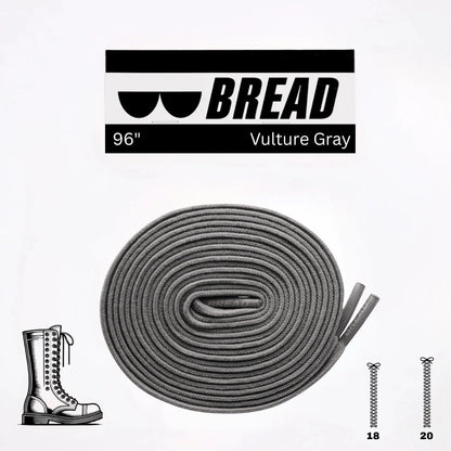 BREAD Laces 'Vulture Gray'