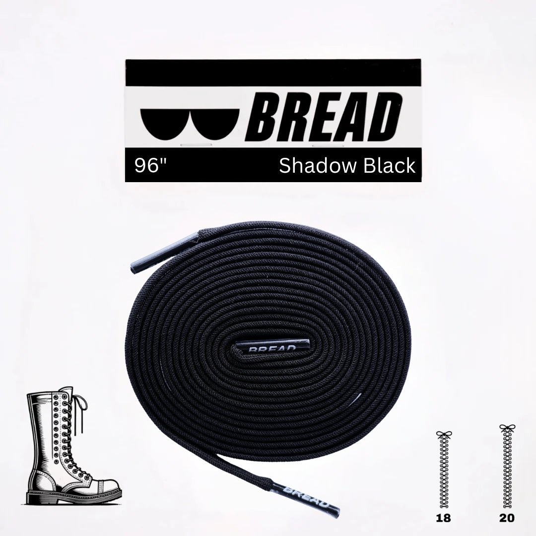 BREAD Laces 'Shadow Black'