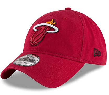 Miami Heat - NBA Core Classic 9Twenty Adjustable Red Hat, New Era - Mann