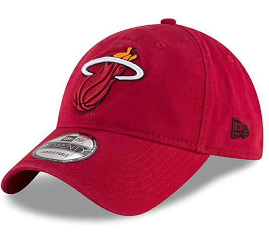 Miami Heat - NBA Core Classic 9Twenty Adjustable Red Hat, New Era - Mann