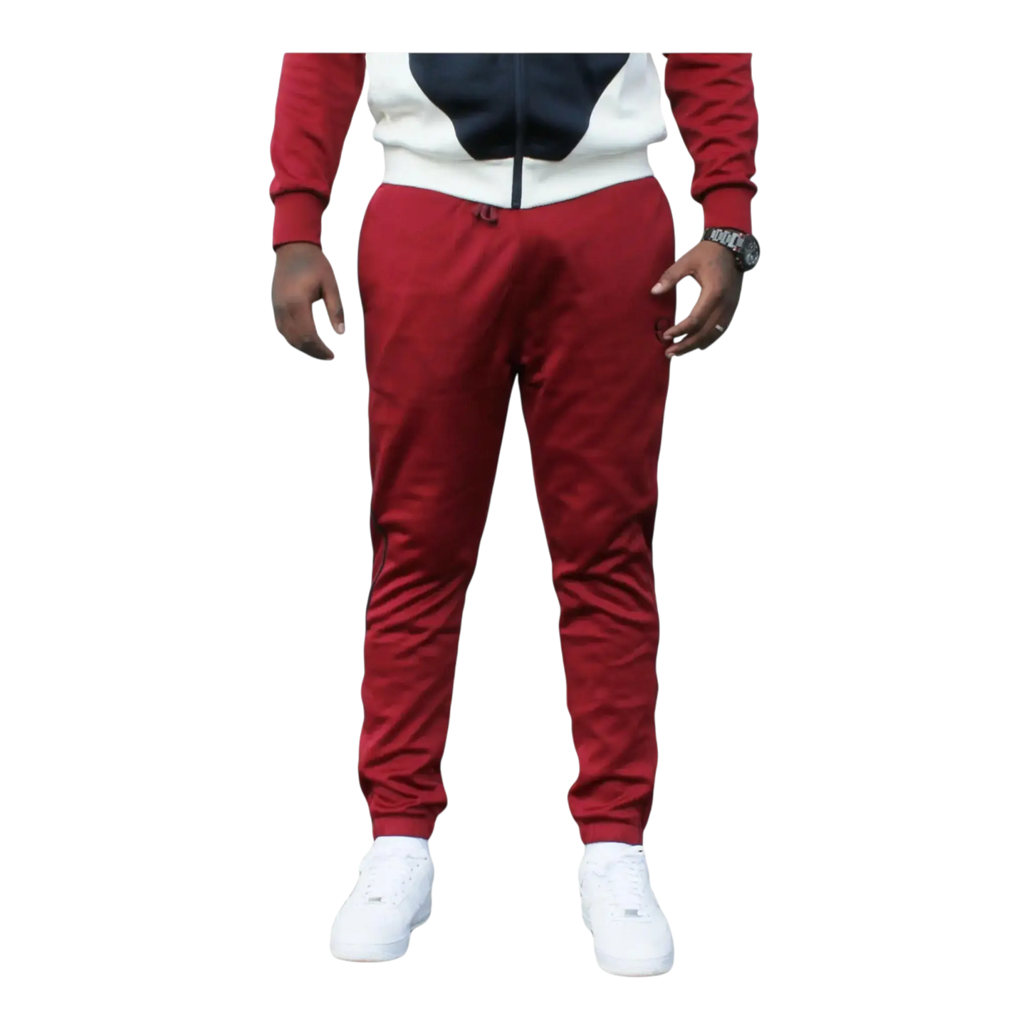 Sergio Tacchini Ascot Archivio Men Track Pants Merlot/Navy