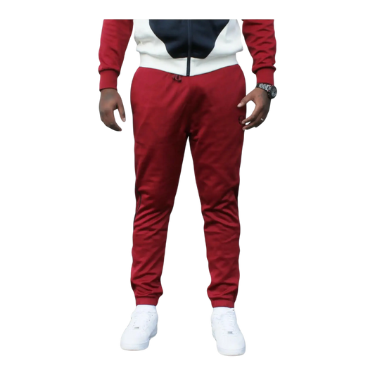 Sergio Tacchini Ascot Archivio Men Track Pants Merlot/Navy
