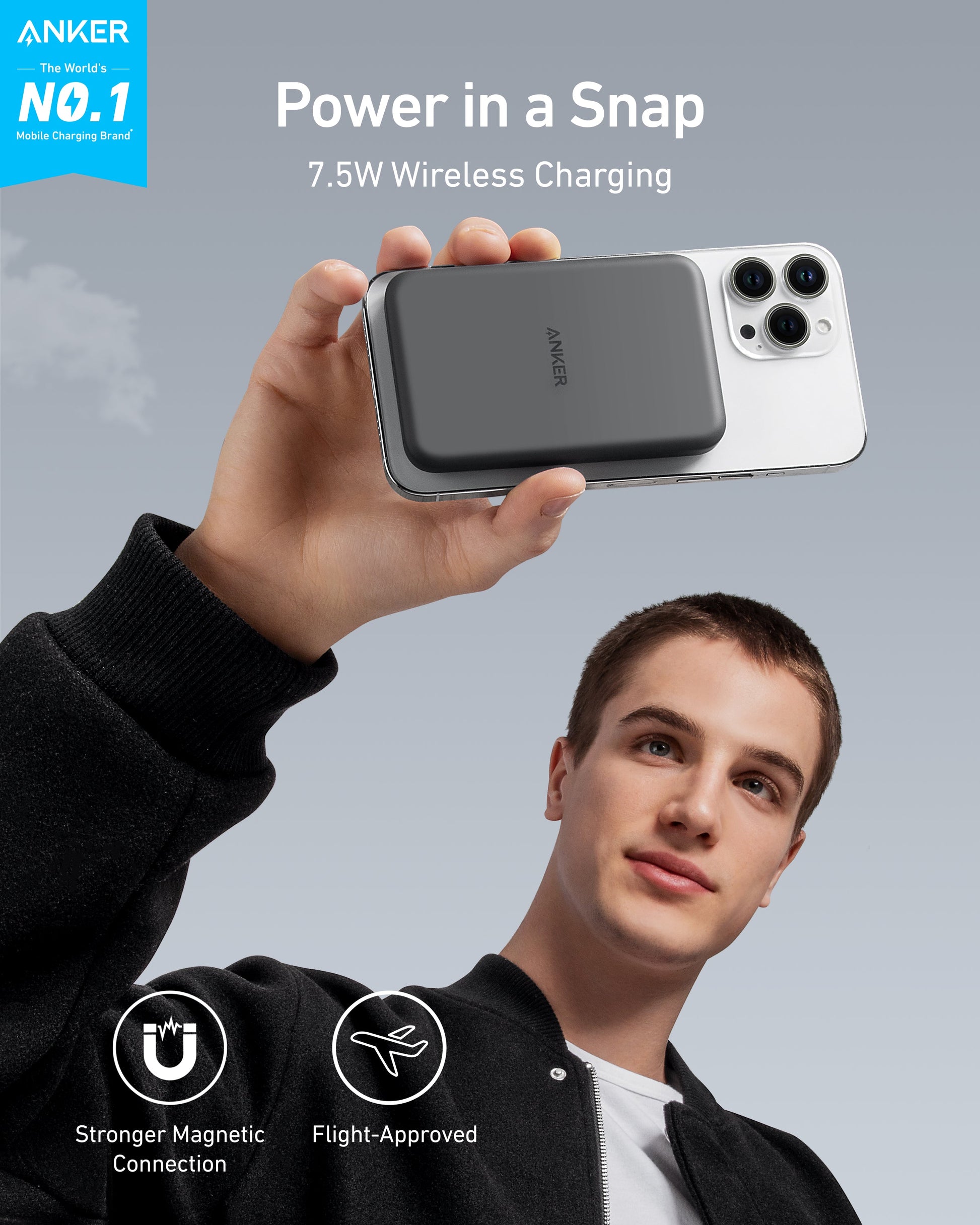 Anker 621 Magnetic Battery (MagGo) - Mann