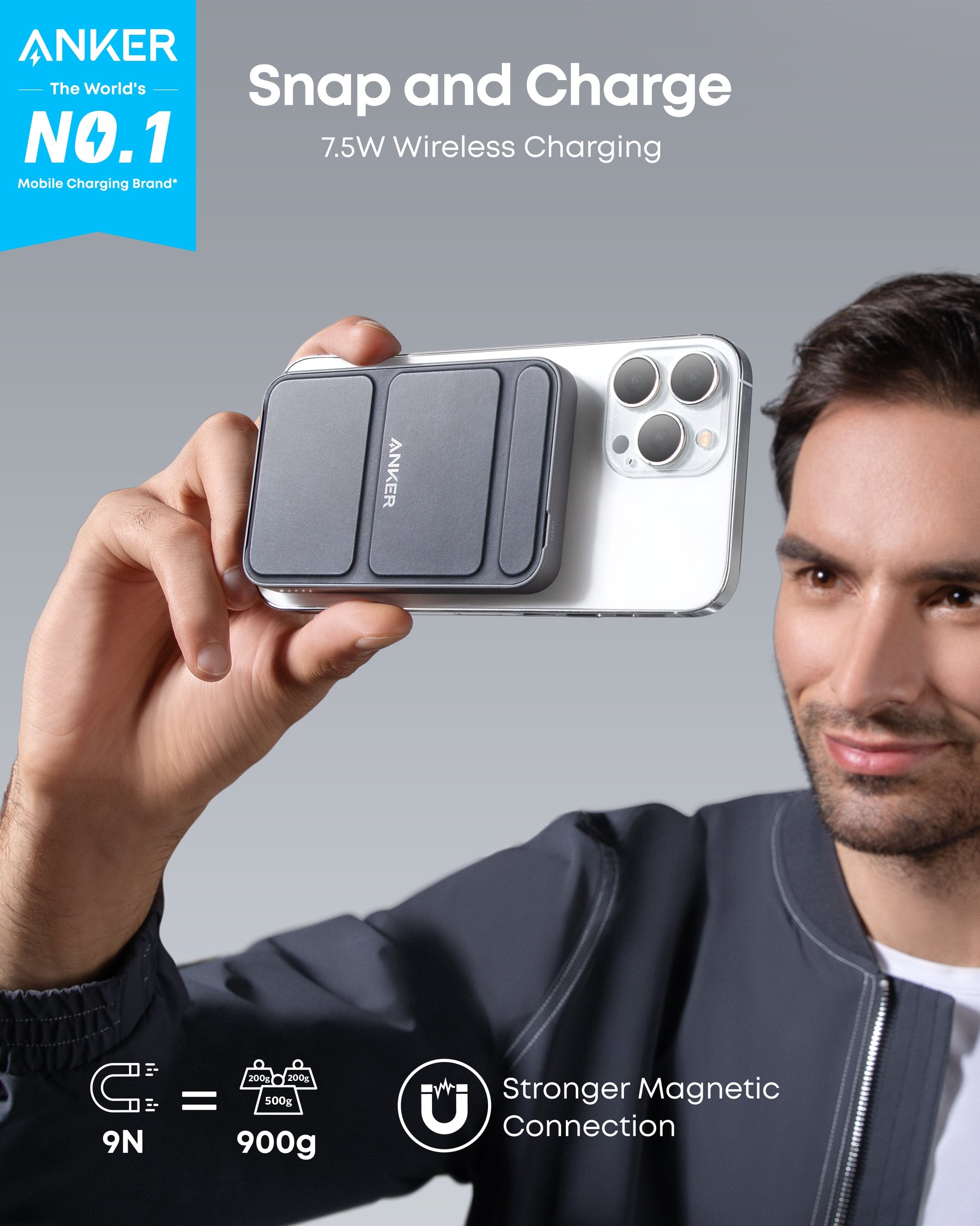 Anker 622 Magnetic Battery (MagGo) - Mann