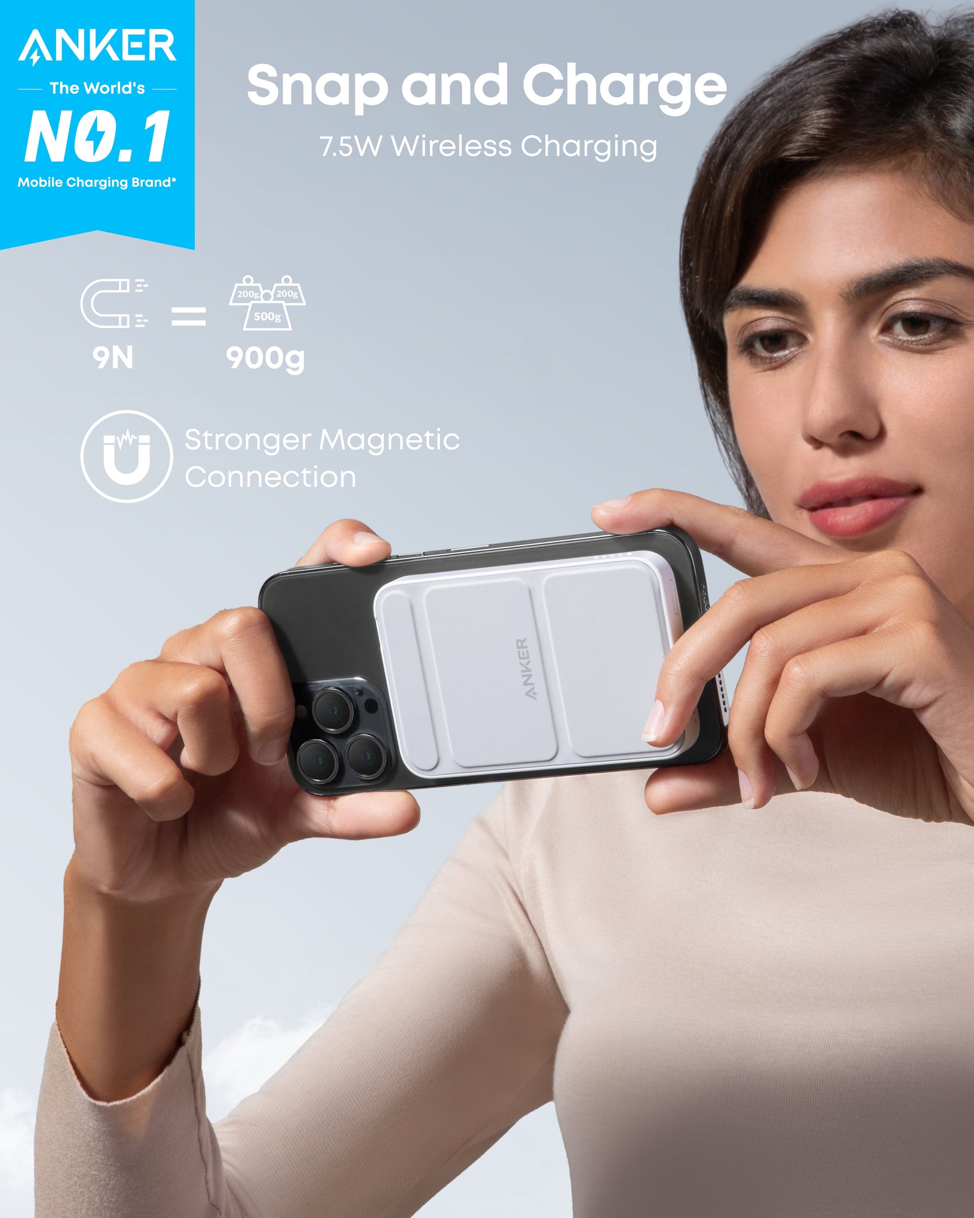 Anker 622 Magnetic Battery (MagGo) - Mann