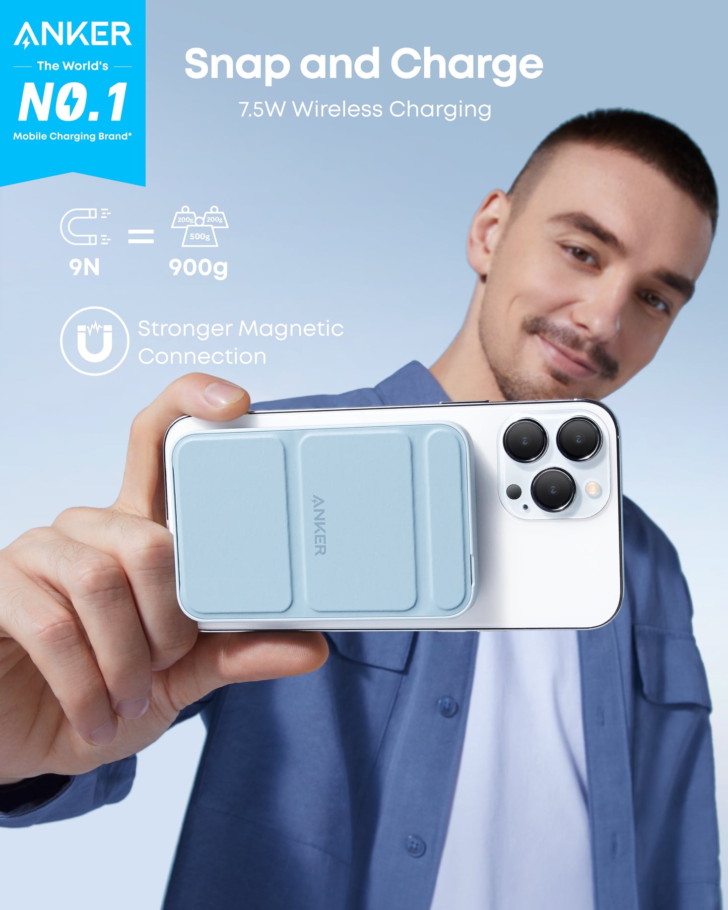 Anker 622 Magnetic Battery (MagGo) - Mann