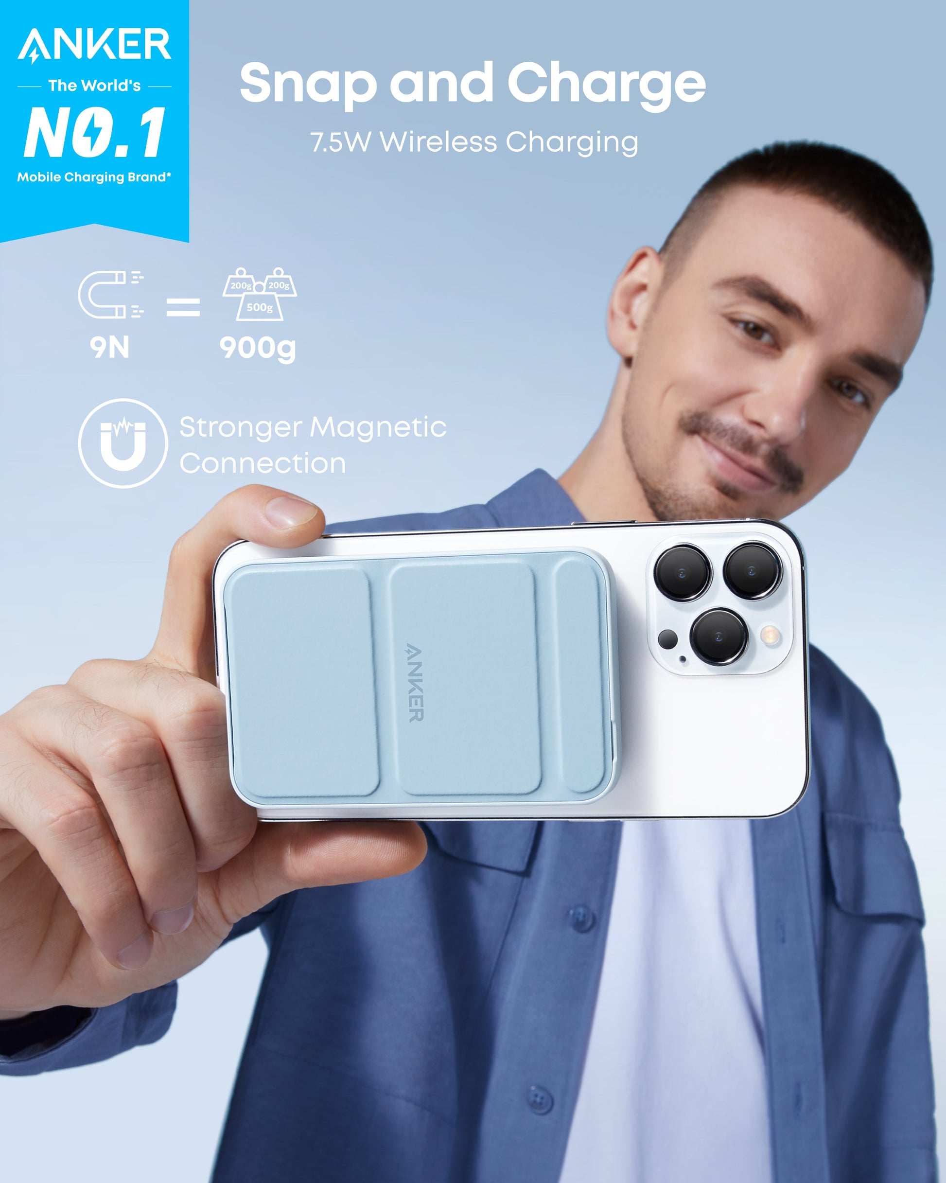 Anker 622 Magnetic Battery (MagGo) - Mann