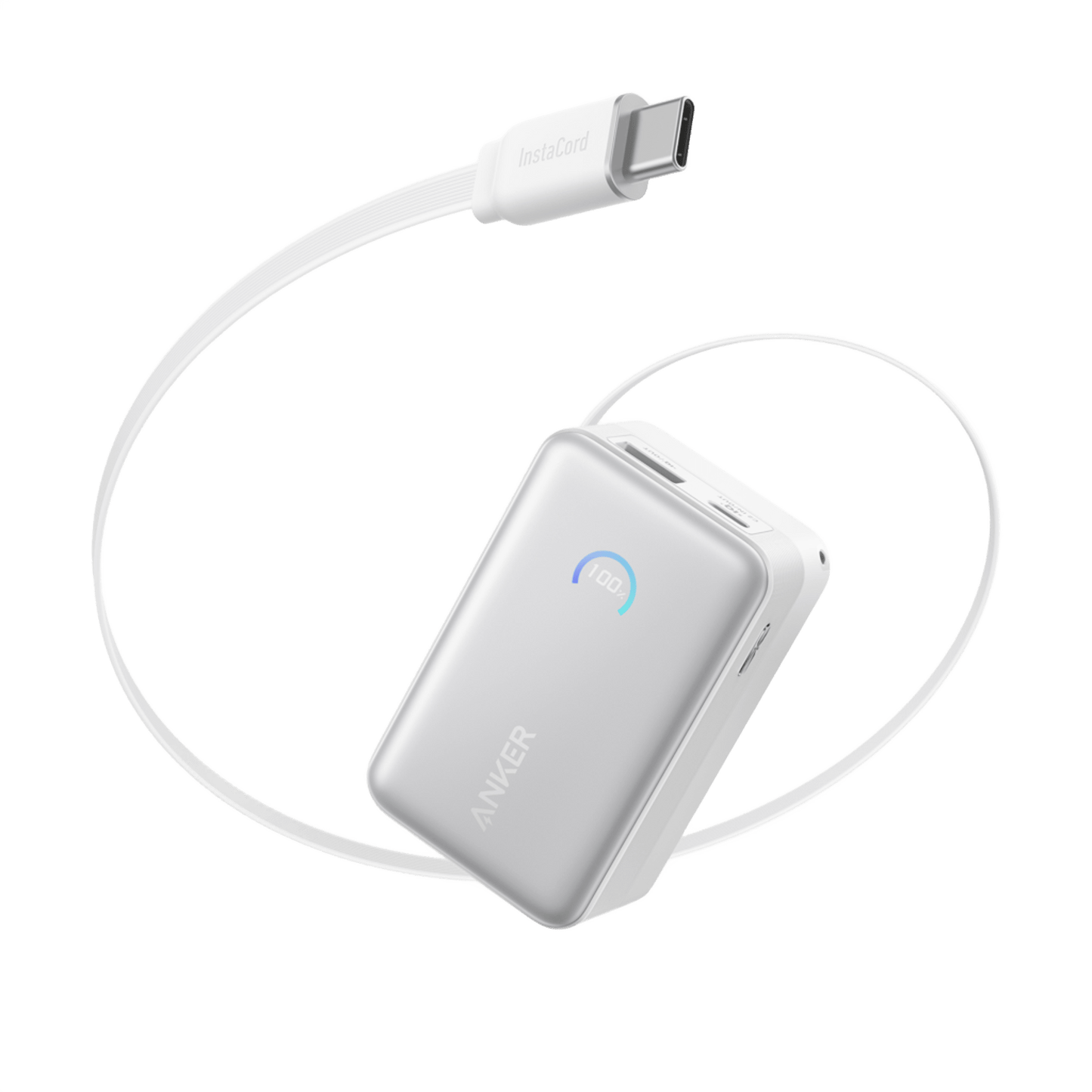Anker Nano Power Bank (10K, 45W, Built-In Retractable USB-C Cable) - Mann