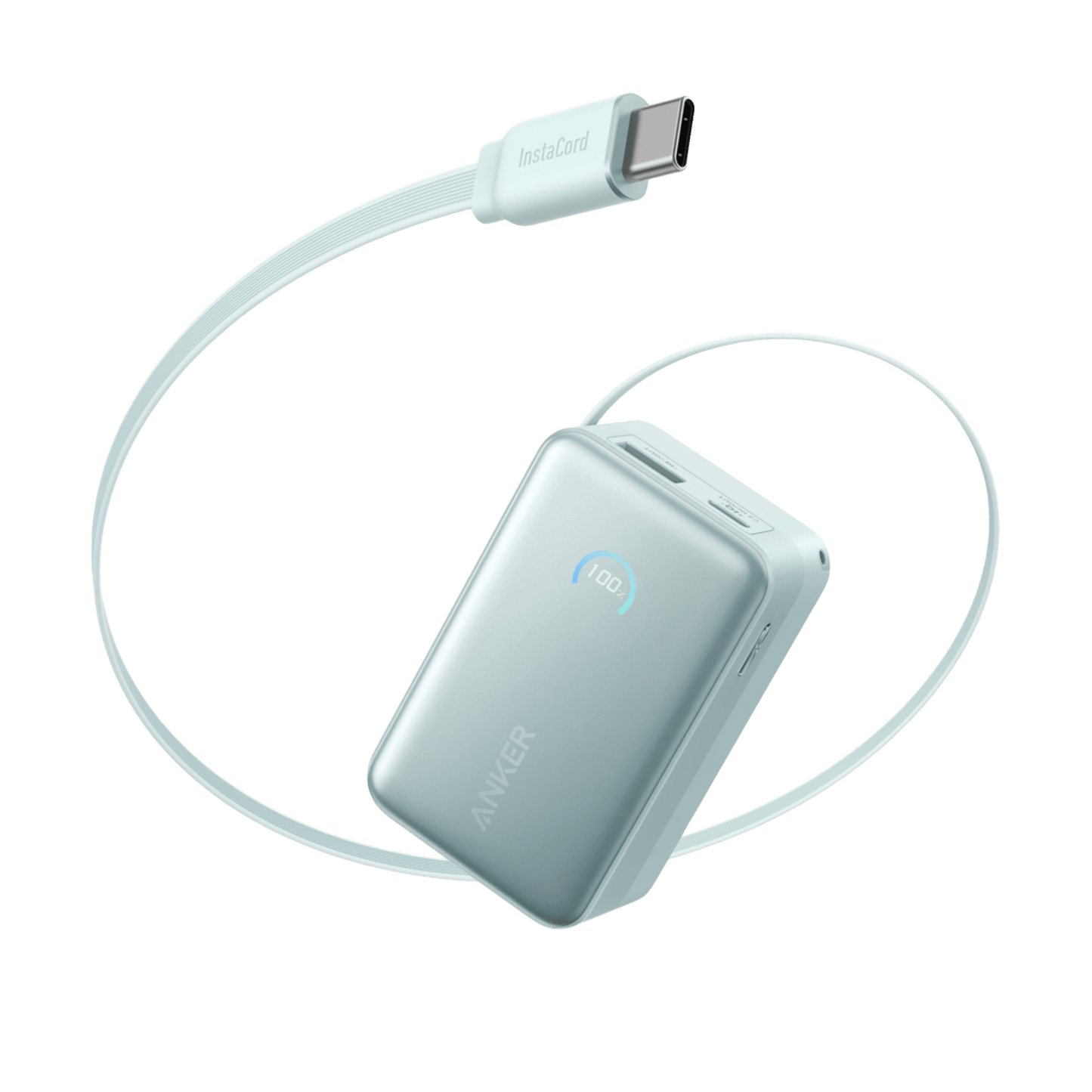 Anker Nano Power Bank (10K, 45W, Built-In Retractable USB-C Cable) - Mann