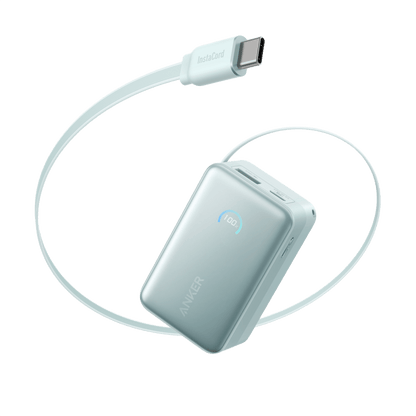 Anker Nano Power Bank (10K, 45W, Built-In Retractable USB-C Cable) - Mann