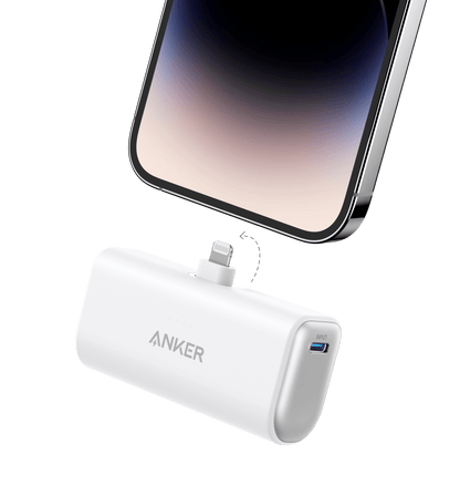 Anker Nano Power Bank (12W, Built-In Lightning Connector) - Mann