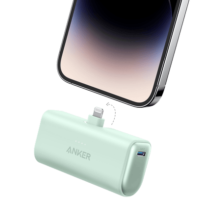 Anker Nano Power Bank (12W, Built-In Lightning Connector) - Mann