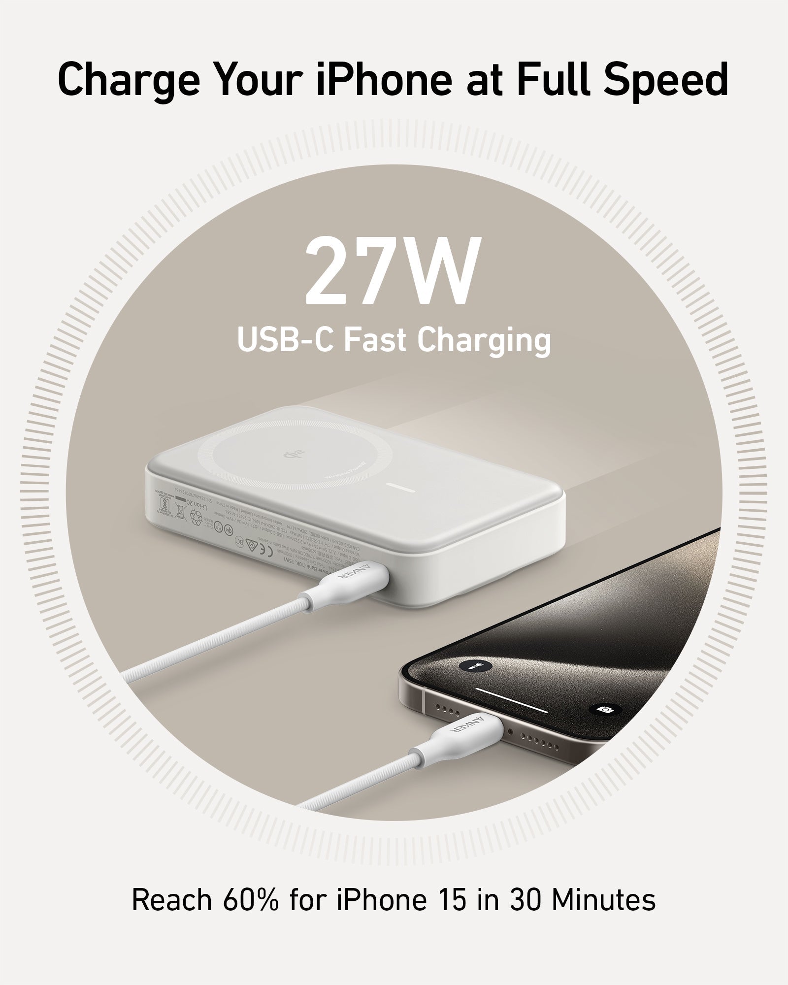 Anker MagGo Power Bank (10K) - Mann