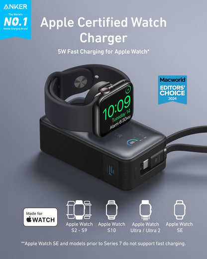 Anker MagGo Power Bank (10K, 35W, For Apple Watch) - Mann