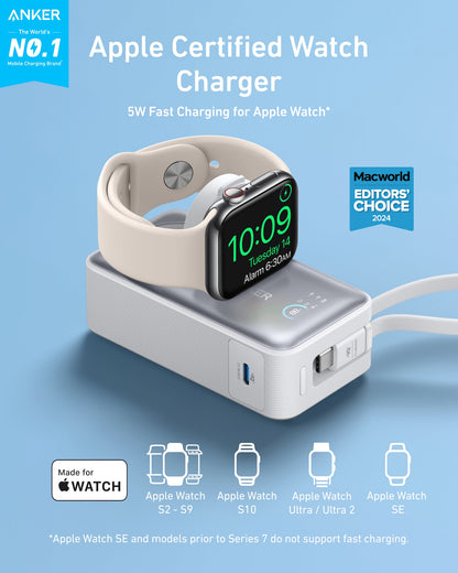 Anker MagGo Power Bank (10K, 35W, For Apple Watch) - Mann
