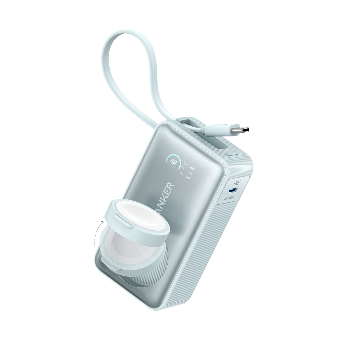 Anker MagGo Power Bank (10K, 35W, For Apple Watch) - Mann